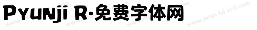 Pyunji R字体转换